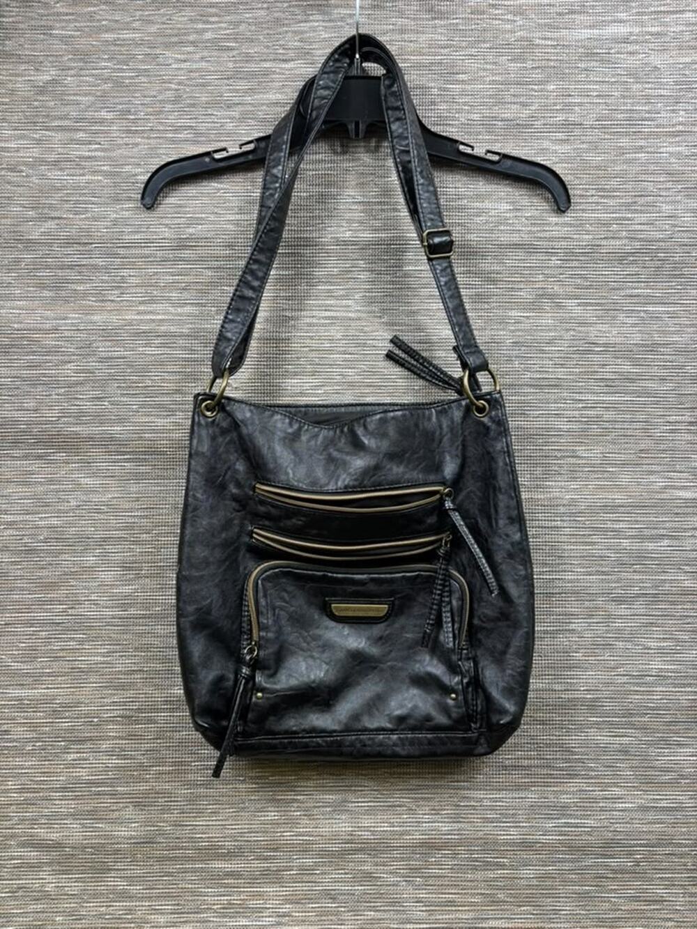 Stone Mountain Black Purse Shoulder Bag USA Made